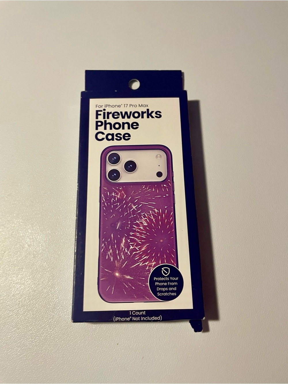 NIB iPhone 17 Pro Max Purple Fireworks Phone Case Chug Inc Accessories
